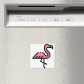 Little Flamingo Magnet (In Situ (Geschirrspüler))