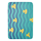 Little Floating Yellow Ducks Badematte (Vorderseite Vertikal)