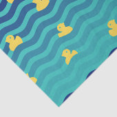 Little Floating Yellow Ducks Seidenpapier (Ausschnitt)