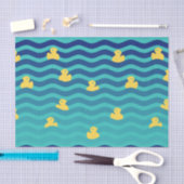 Little Floating Yellow Ducks Seidenpapier (Handwerk)