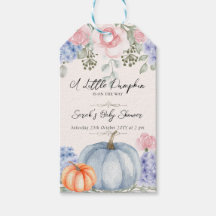 Little Floral Pumpkin Halloween Fall Baby Dusche