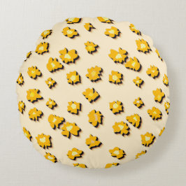 Little flowers rundes kissen