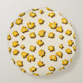 Little flowers rundes kissen (Rückseite)