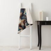 Little Fluffy Kitten Night Sky gesteinigtes Glas Sherpadecke (Beispiel)