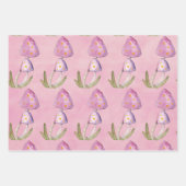 Little Folk Pink und Lila Fairies Wrapping Paper Geschenkpapier Set (Vorderseite 3)
