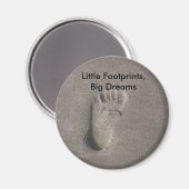 Little Footprints Magnet (Vorderseite/Rückseite)