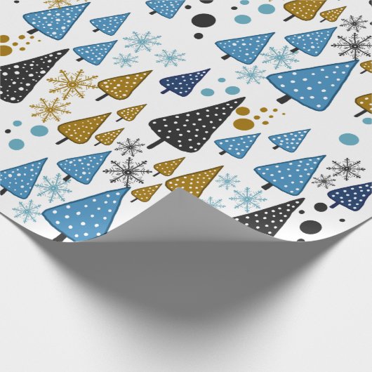 Little Forest Blue Packpapier (Ecke)