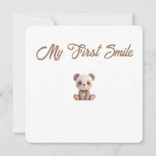Little Forest Friends Baby-Meilenstein-Karte – Mei Feiertagskarte