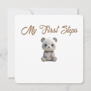 Little Forest Friends Baby-Meilenstein-Karte – Mei Feiertagskarte