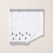 Little Forest White Badhandtuch Set (Waschlappen)