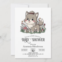 Little Forest Wolf Babydusche