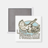 Little Fossil Man von Mudge Studios Magnet (Vorderseite/Rückseite)