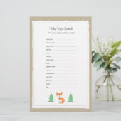 Little Fox Baby Word Scramble Game (Stehend Vorderseite)