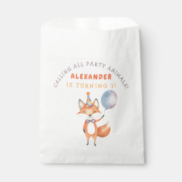 Little Fox Birthday Party Geschenktütchen