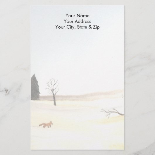 Little Fox Briefpapier (Vorderseite)