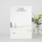 Little Fox Briefpapier (Stehend Vorderseite)