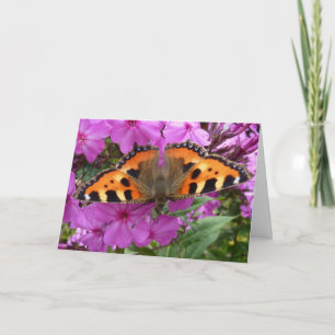 Little Fox Butterfly Notecard Karte