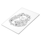 Little Fox Coloring Sheets Notizblock (angewinkelt)