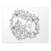 Little Fox Coloring Sheets Notizblock (Vorderseite)