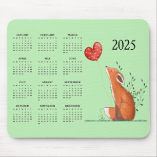 Little Fox Design 2025 Kalender Mousepad