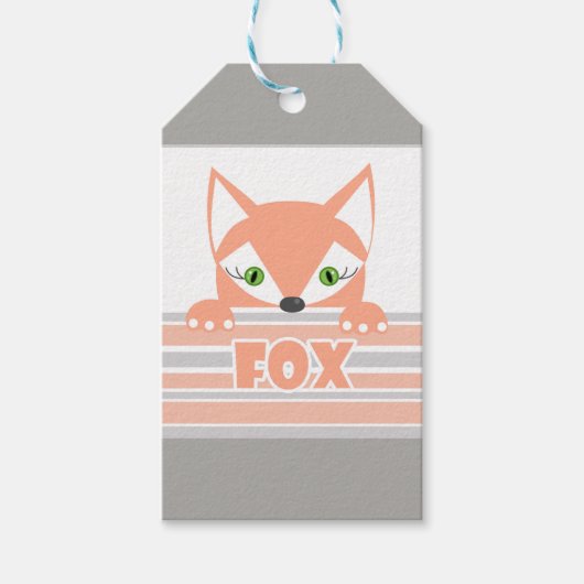 Little Fox Geschenkanhänger (Vorderseite)
