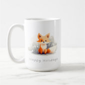 Little fox in winter kaffeetasse (Links)