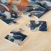 Little Fox in Winter Kräutern Puzzle (Seite)