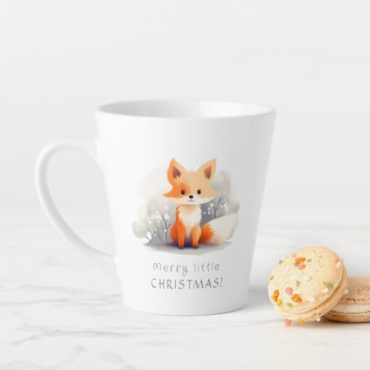Little fox in winter milchtasse (Beispiel)