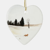 Little Fox Keramikornament (Rechts)