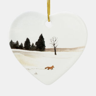 Little Fox Keramikornament