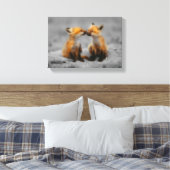 Little Fox Liebe Leinwanddruck (Insitu (Schlafzimmer))