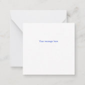 Little Fox Mini Vielen Dank, dass Sie die Note Car Mitteilungskarte (Rückseite)