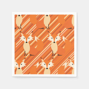 Little Fox Niedlich Colorful 1. Geburtstag Party T Serviette