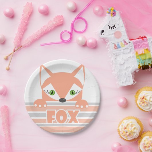 Little Fox Pappteller (Party)