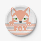 Little Fox Pappteller (Vorderseite)