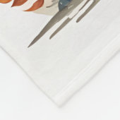 Little Fox Personalisiert Fleecedecke (Ecke)