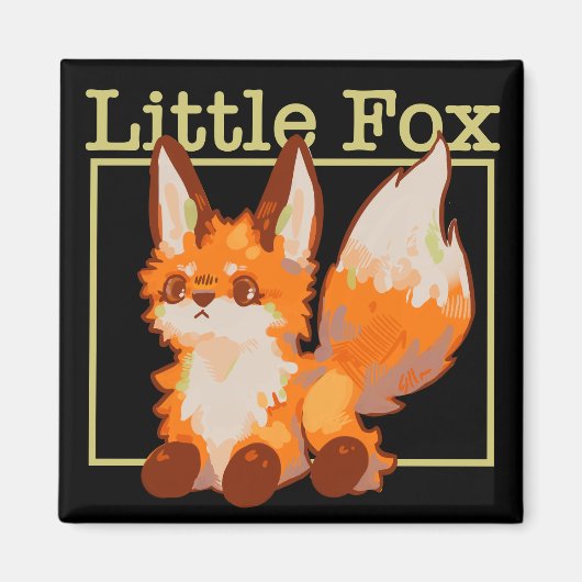 Little Fox, vosje Magnet (Vorne)