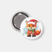 Little Fox's Christmas Eve Magnet (Vorderseite/Rückseite)