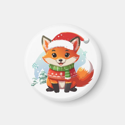 Little Fox's Christmas Eve Magnet (Vorne)