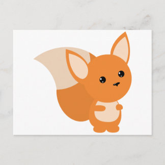 Little Foxy Poo Postkarte