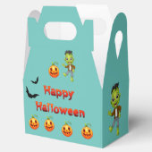 Little Frankenstein Halloween Thema. Geschenkschachtel (Geöffnet)