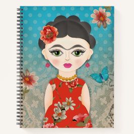 Little Frida Spiral Notebook Notizblock