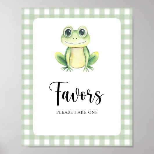 Little Frog Baby Duschfavoriten Poster (Vorne)