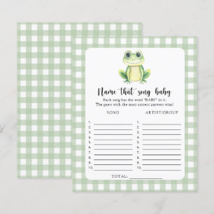 Little Frog Babydusche - Benennen Sie das Baby Son