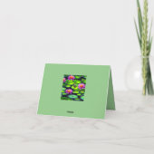 Little Frog on Lily Pad Dankeskarte (Rückseite)