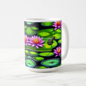 Little Frog on Lily Pad Kaffeetasse (VorderseiteRechts)