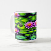 Little Frog on Lily Pad Kaffeetasse (Vorderseite Links)