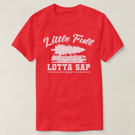 Little Full Lotta Sap Weihnachtsferien T-Shirt (Design vorne)