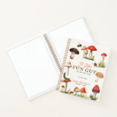 Little Fun Typ Mushroom Bee Baby Shower Gästebuch Notizblock (Innenseite)
