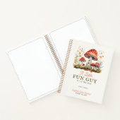 Little Fun Typ Mushroom Boy Baby Shower Gästebuch Notizblock (Innenseite)